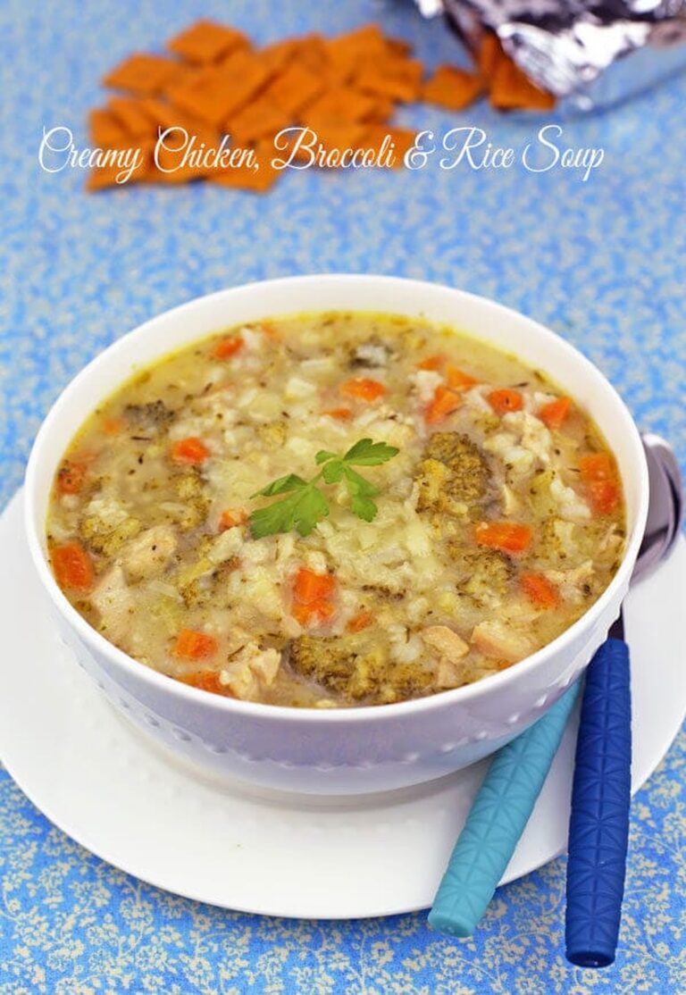 Creamy Chicken Broccoli And Rice Soup Recipe