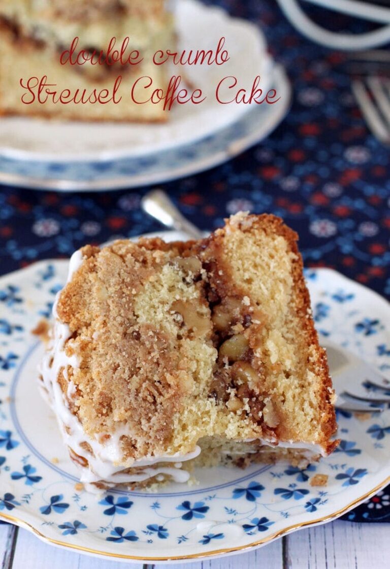 Double Crumb Streusel Coffee Cake Recipe