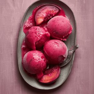 Cardamom Plum Sorbet Recipe