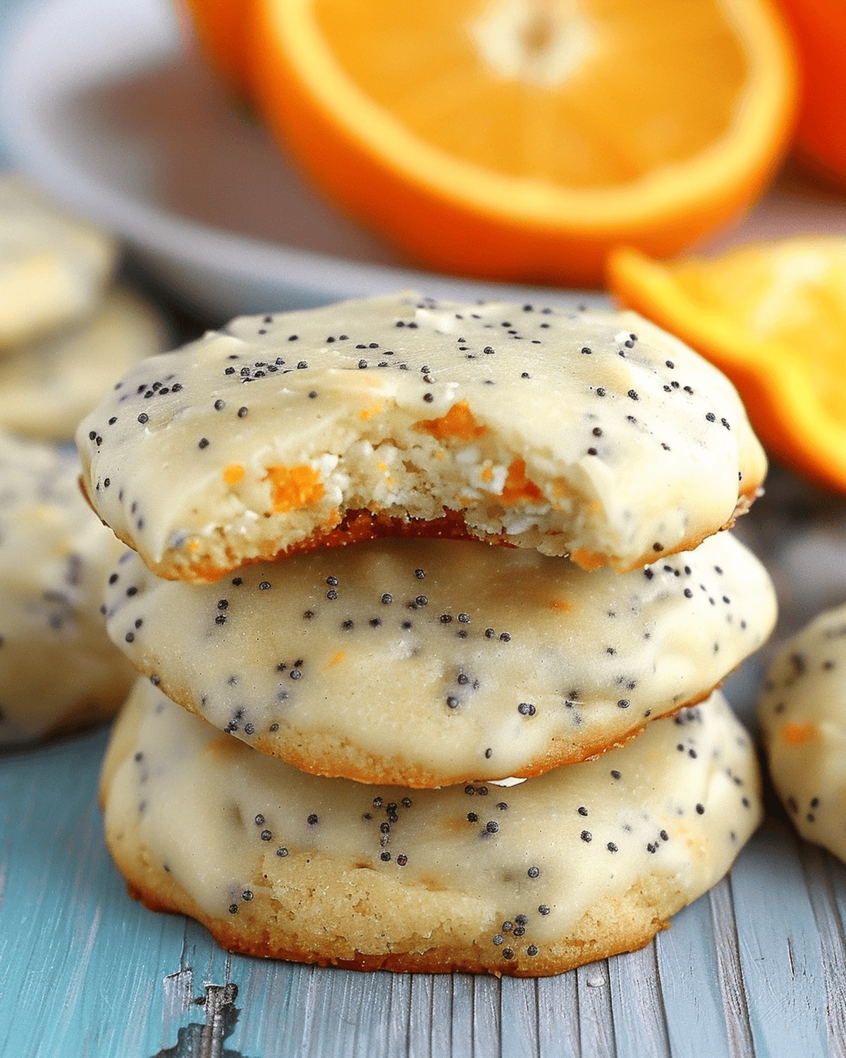 Velvety Orange Poppy Seed Ricotta Cookies Recipe