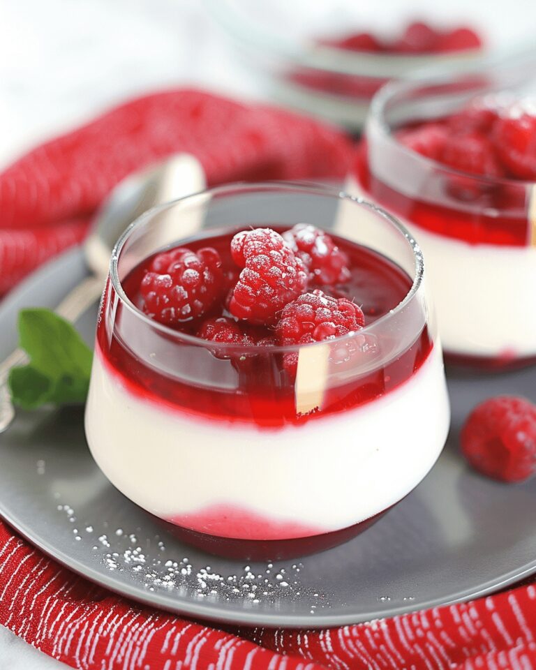 Silky Raspberry Panna Cotta Recipe