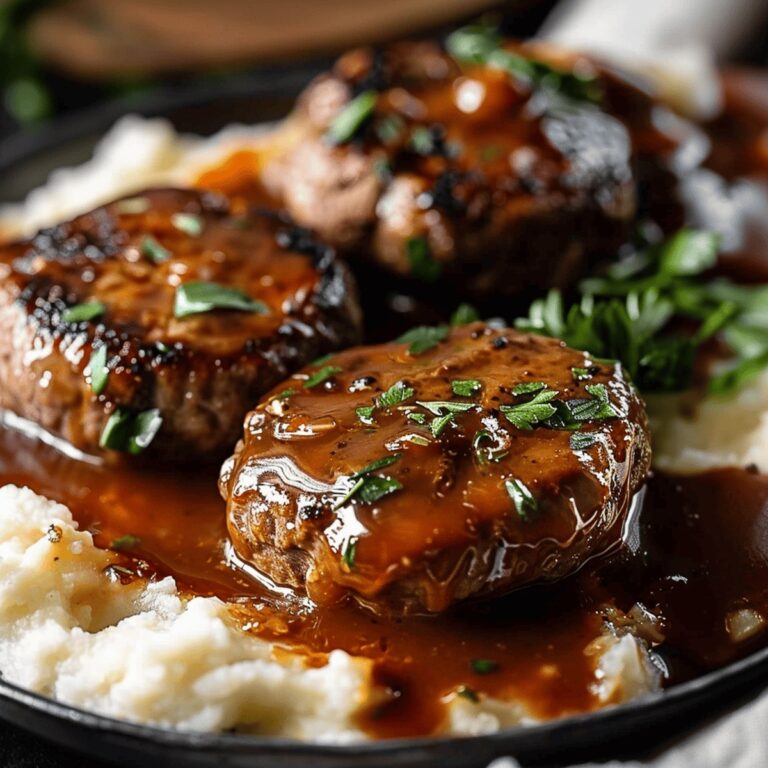Tender Slow Cooker Salisbury Steak Recipe