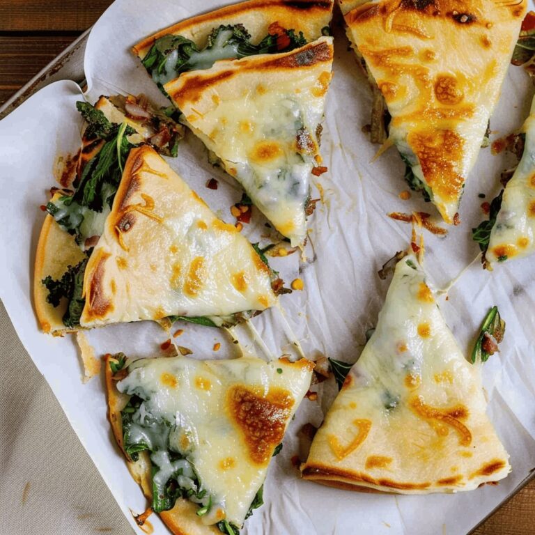 Cheesy Spinach Quesadillas Recipe