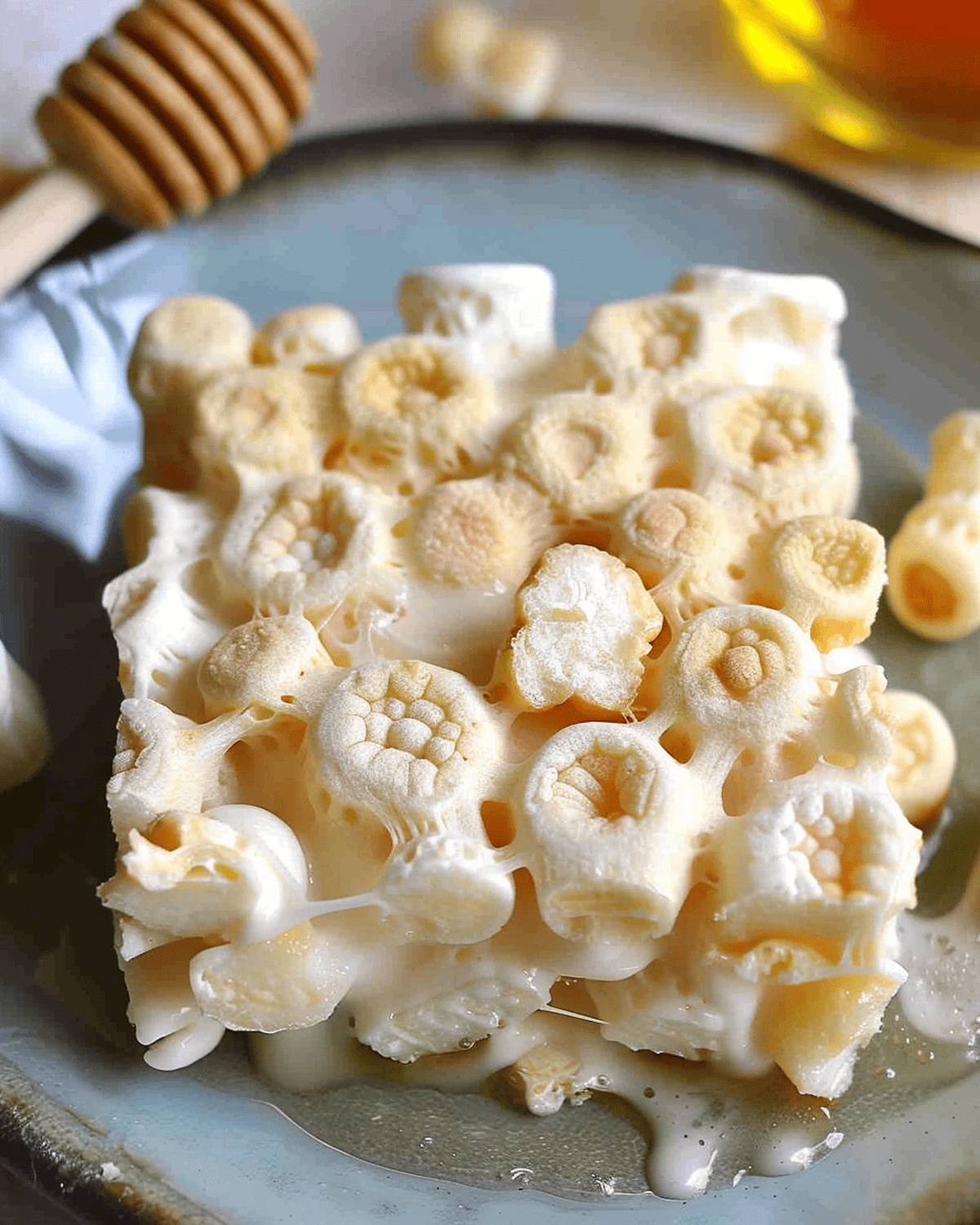 Gooey Honeycomb Marshmallow Treats Recipe