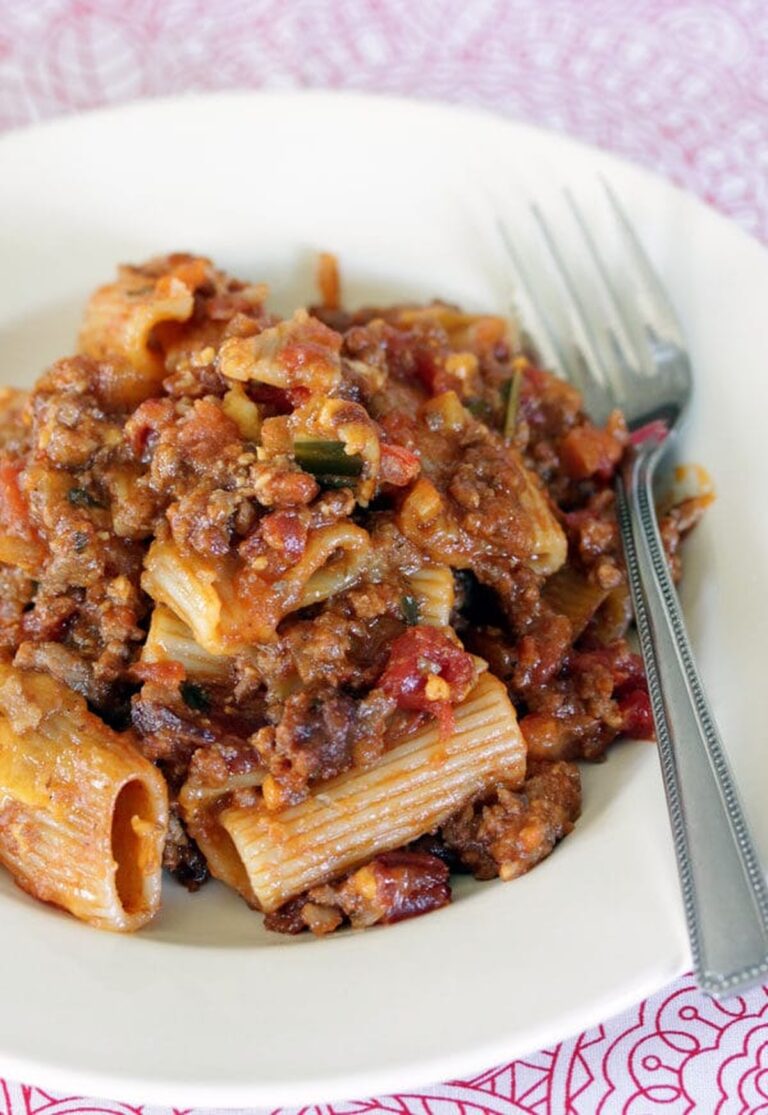 Bacon Cheeseburger Rigatoni Recipe