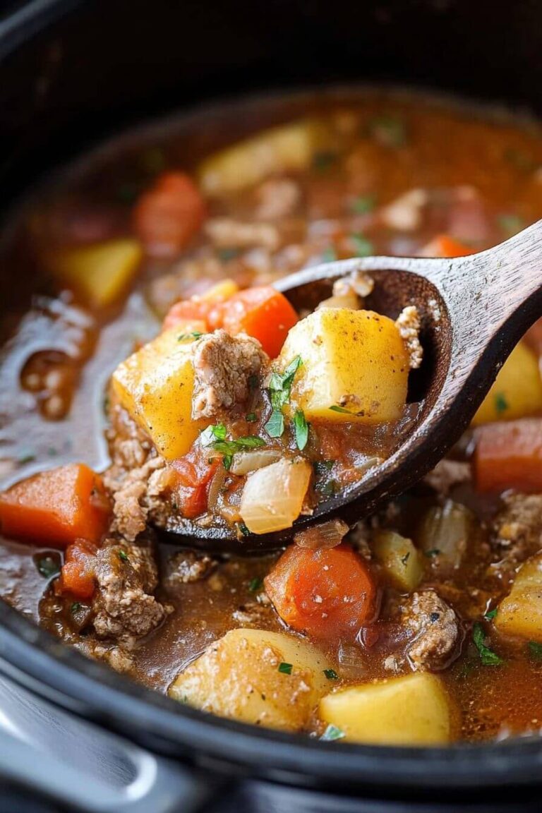 Slow Cooker Poor Mans Stew Recipe