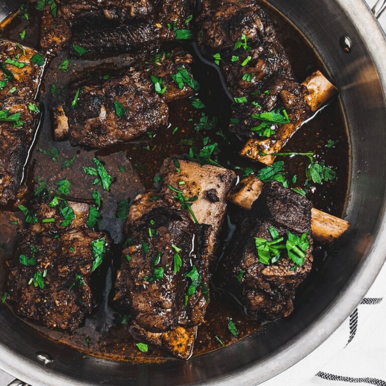 Succulent Coffee-Rubbed Beef Short Ribs Recipe