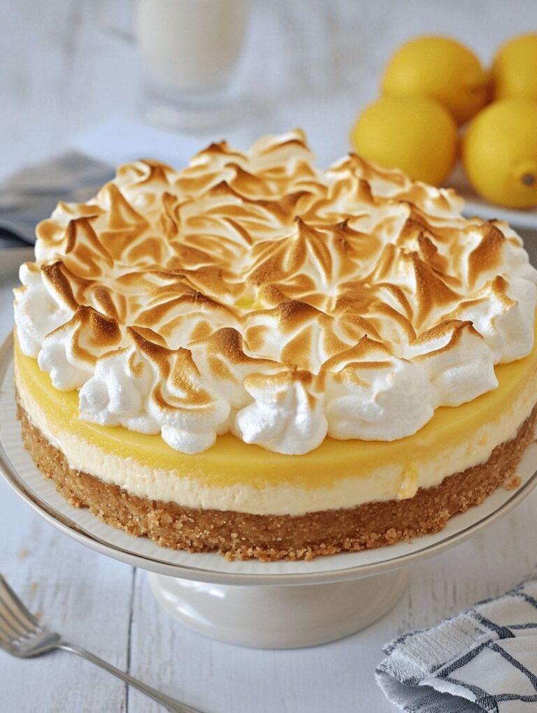 Lemon Meringue Cheesecake Recipe