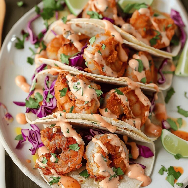 Crispy Bang Bang Shrimp Tacos Recipe