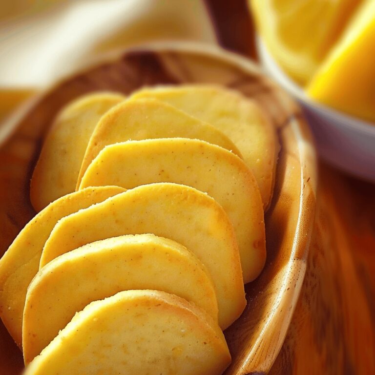 Zesty Lemon Slice-and-Bake Cookies Recipe