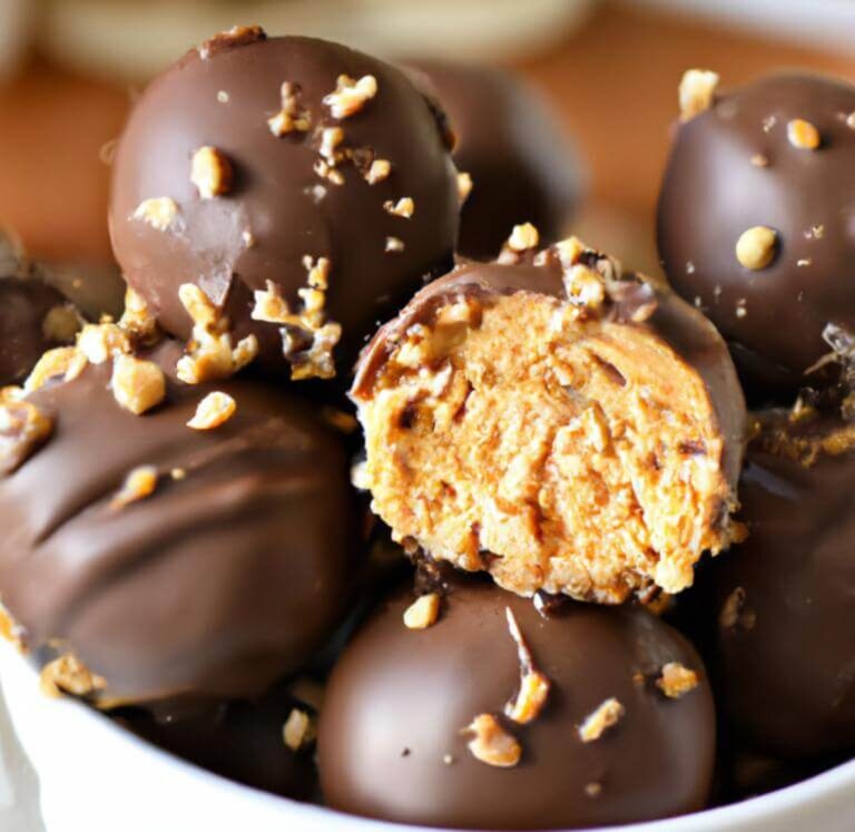 Chocolate Peanut Butter Rice Krispie Balls Recipe