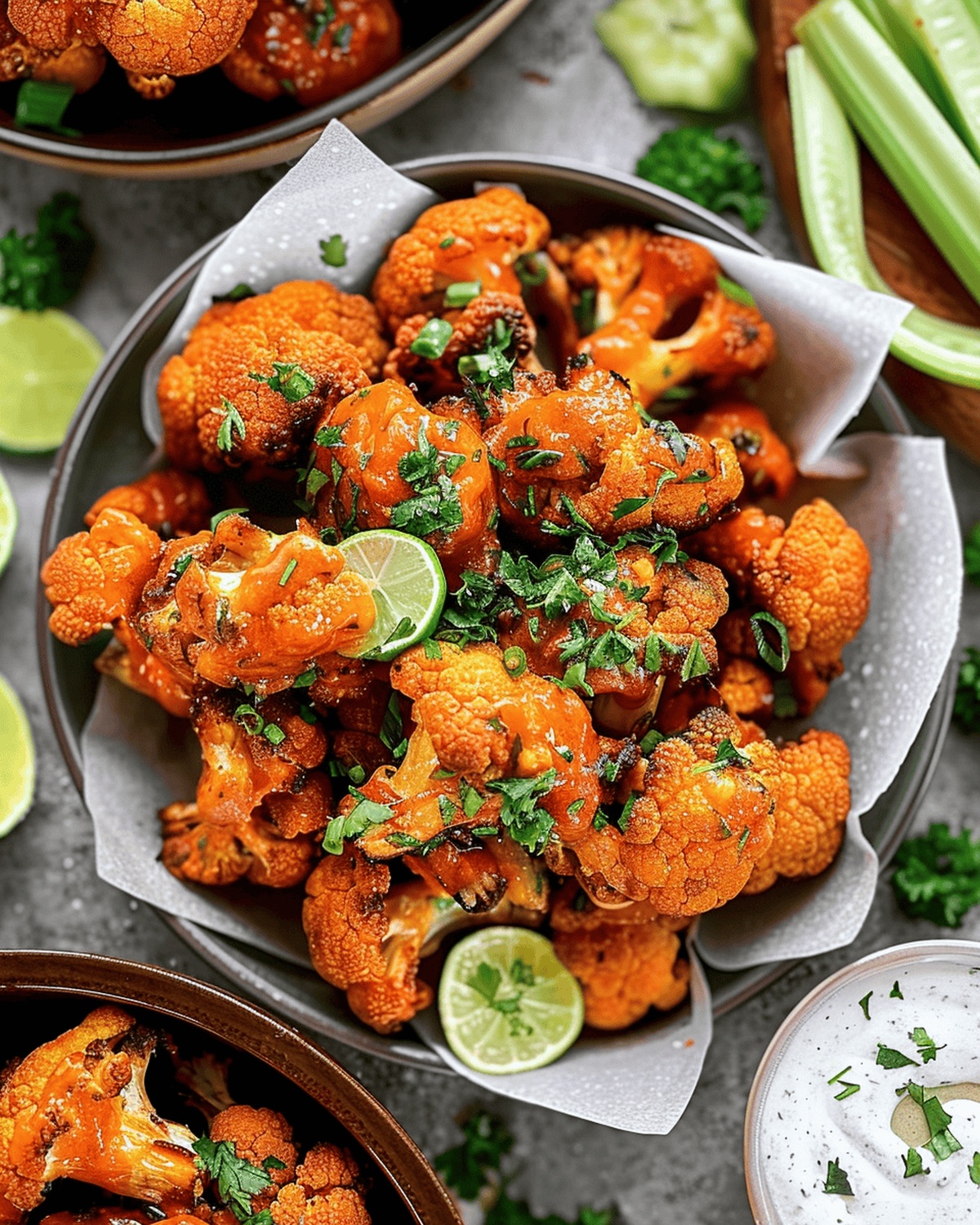 Crispy Buffalo Cauliflower Wings Recipe