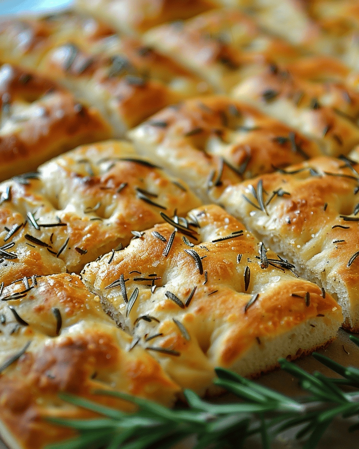 Rustic Rosemary Focaccia Bread Recipe