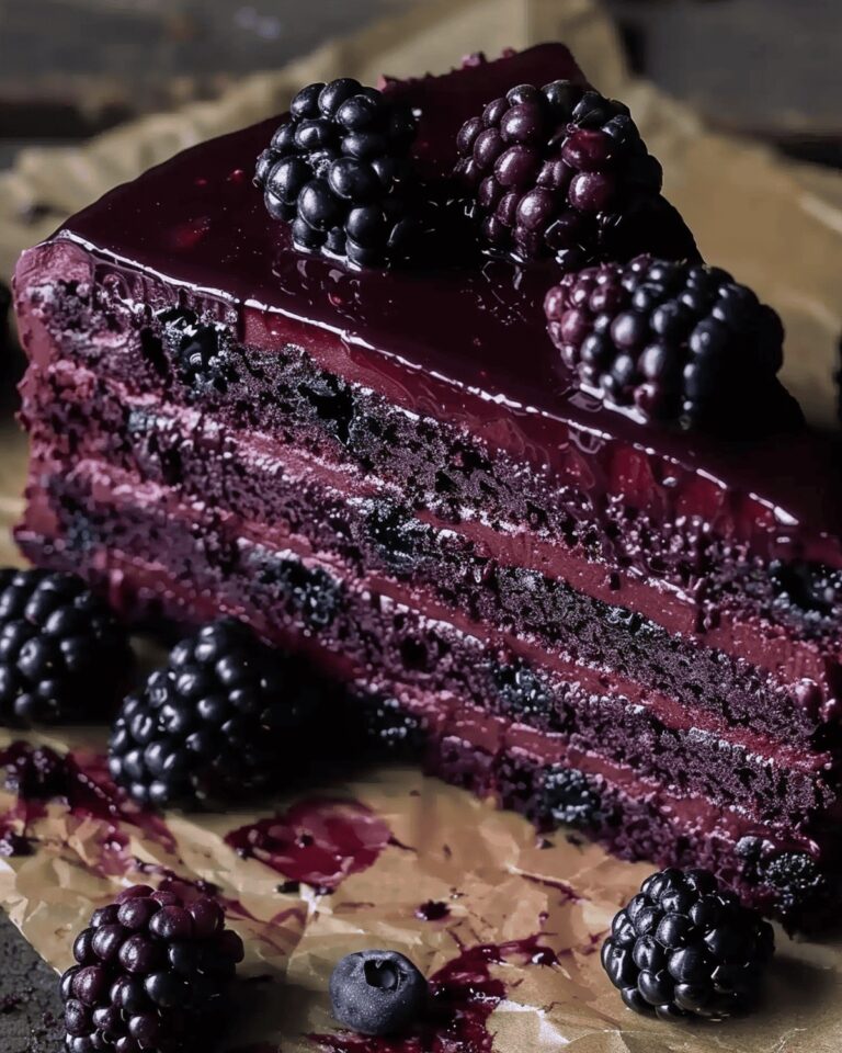 Decadent Chocolate Blackberry Cake Recipe