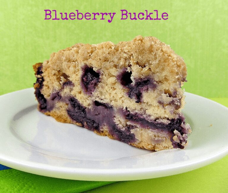 Blueberry Buckle Coffee Cake Recipe