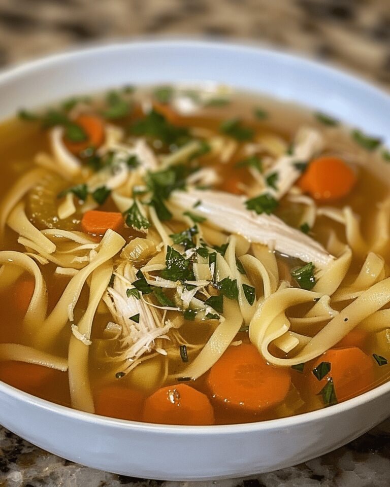 Hearty Chicken Noodle Soup Recipe