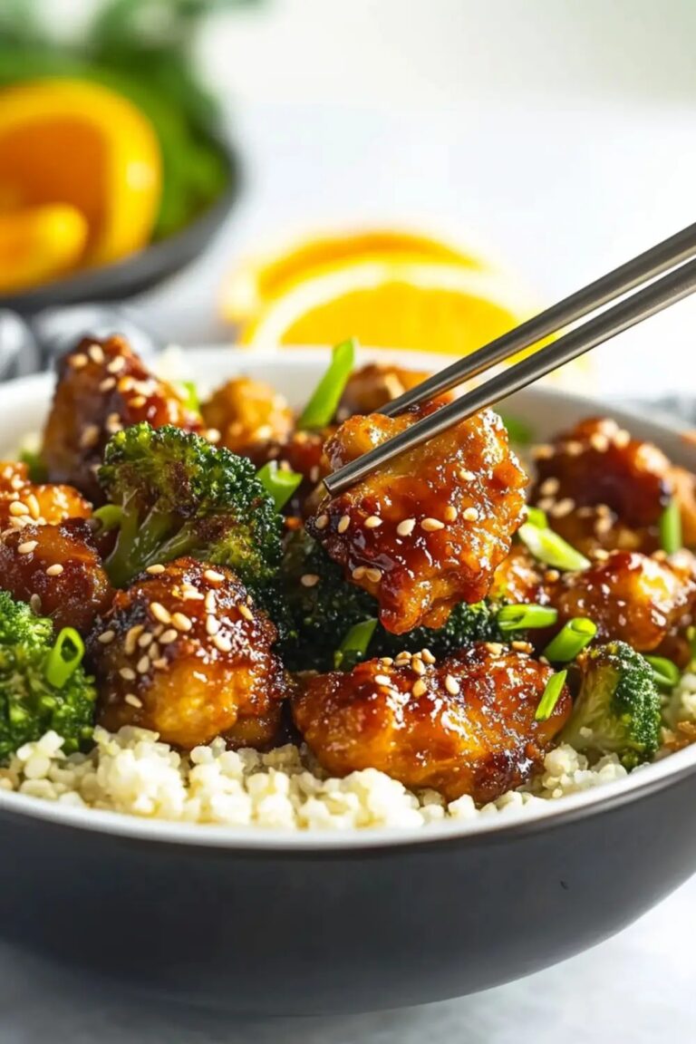 Low Carb Keto Orange Chicken Recipe