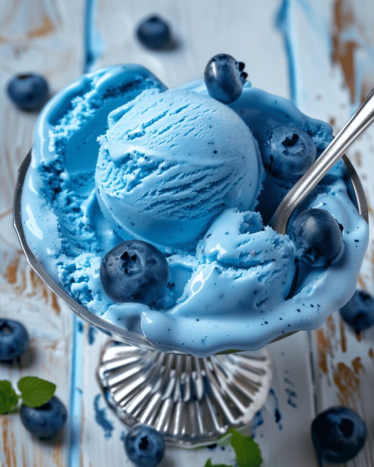 Vibrant Blue Moon Ice Cream Recipe