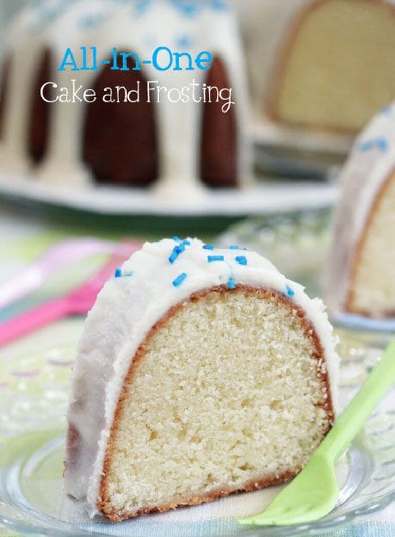 All-In-One Bowl Cream Cheese Cake And Frosting Recipe