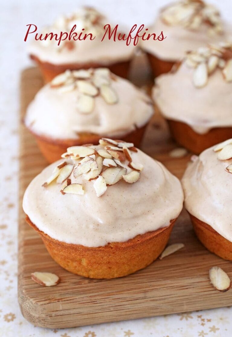 Pumpkin Muffins With Cream Cheese Icing Recipe