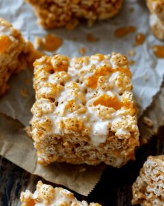 Creamy Dulce de Leche Rice Krispie Treats Recipe
