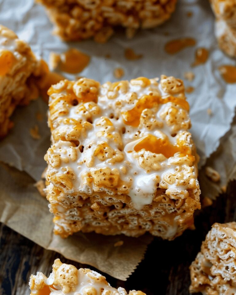 Creamy Dulce de Leche Rice Krispie Treats Recipe