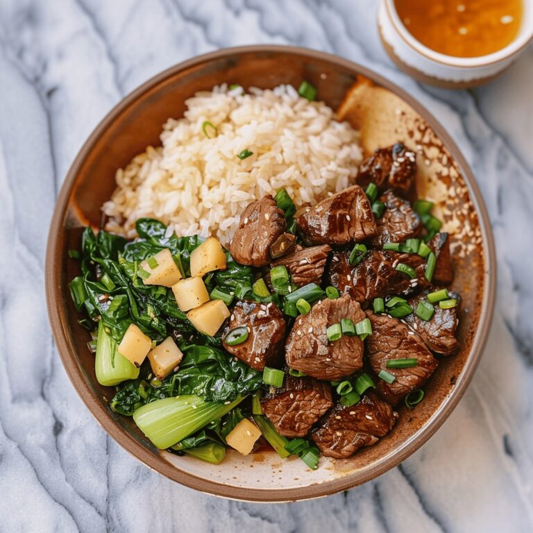 Succulent Steak Bites with Miso Ginger Dressing Recipe