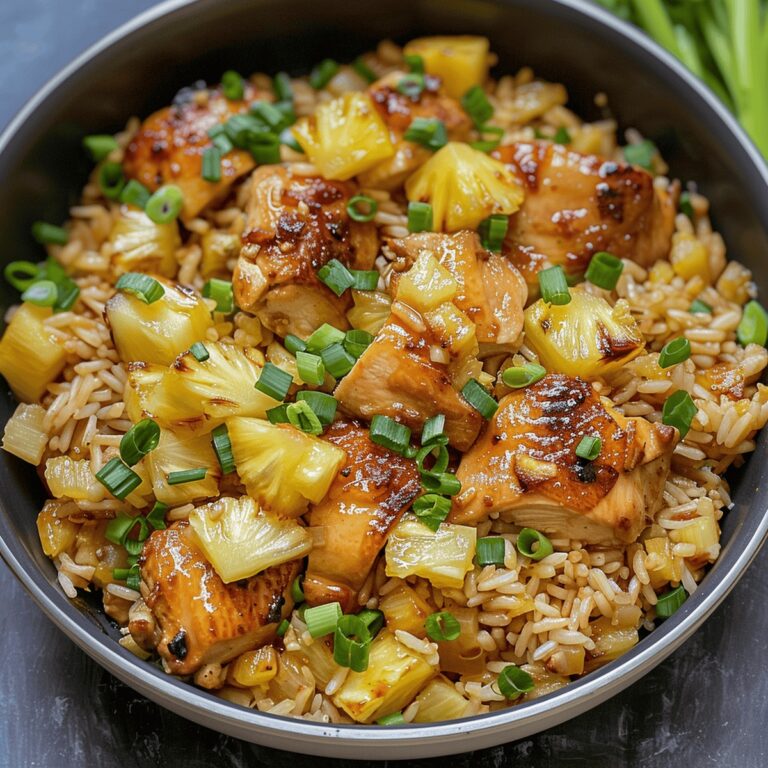 Savory Pineapple Chicken and Rice Recipe