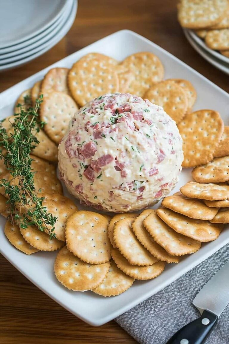 Creamed Chipped Beef Cheese Ball Recipe