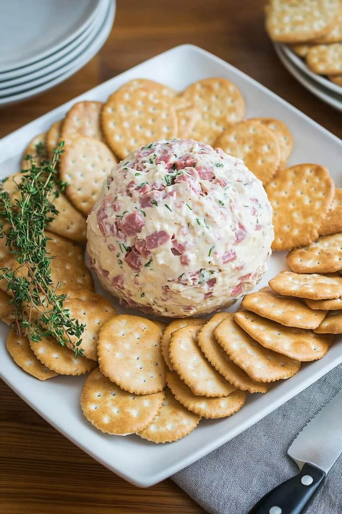 Creamed Chipped Beef Cheese Ball Recipe