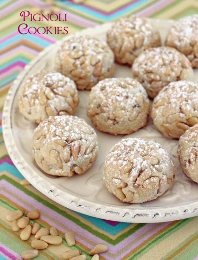 Italian Pignoli Cookies Recipe