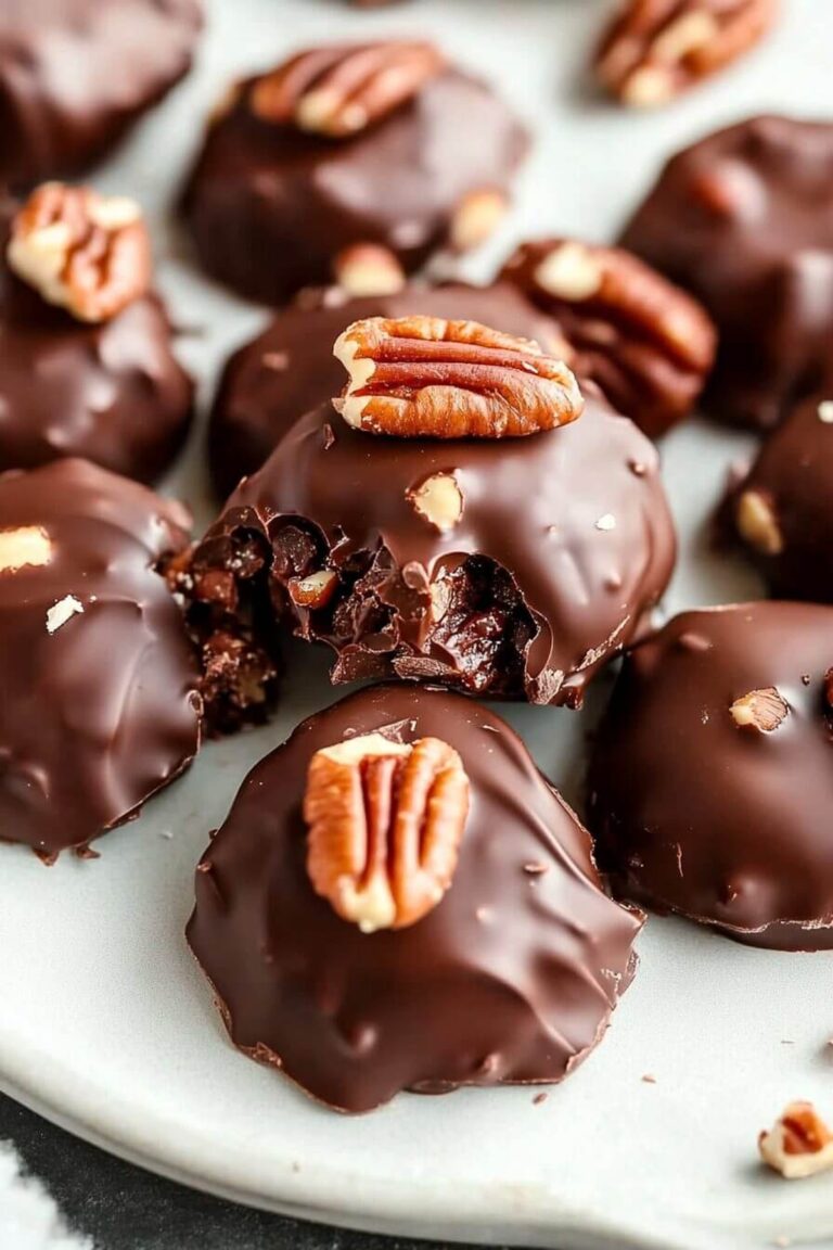 Chocolate Pecan Turtle Clusters Recipe