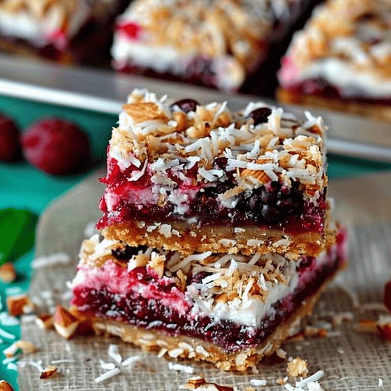 Irresistible Raspberry Coconut Magic Bars Recipe