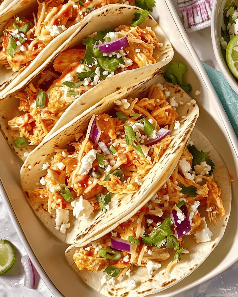 Mouthwatering Buffalo Chicken Tacos Recipe