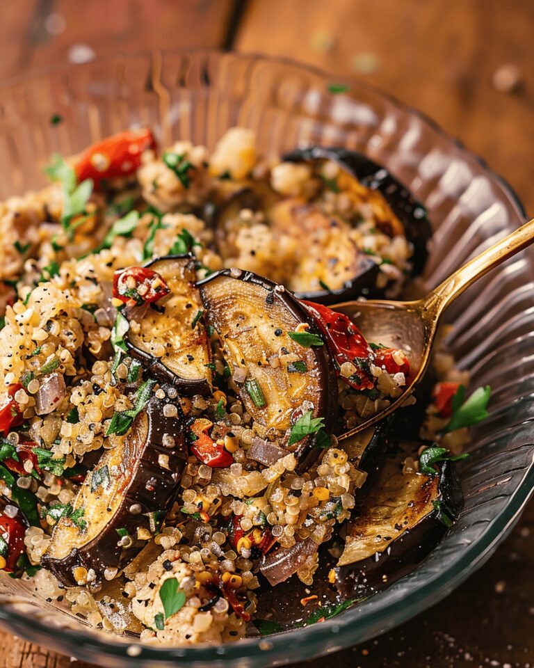 Delectable Roasted Eggplant Salad Recipe