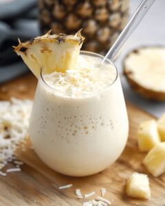 Tropical Piña Colada Breakfast Smoothie Recipe