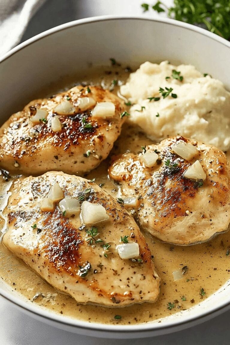 Creamy Garlic Chicken Recipe