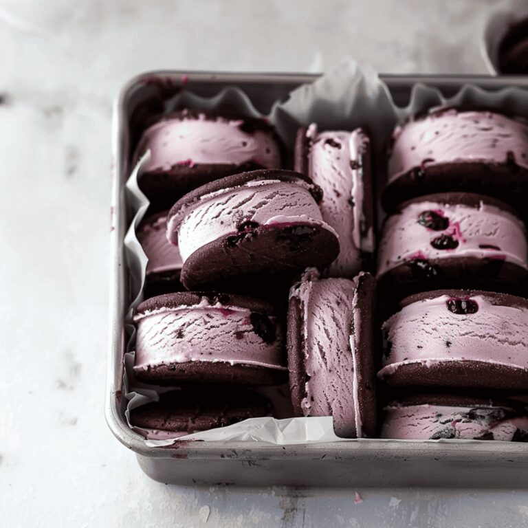 Decadent Cherry Ice Cream Sandwiches Recipe