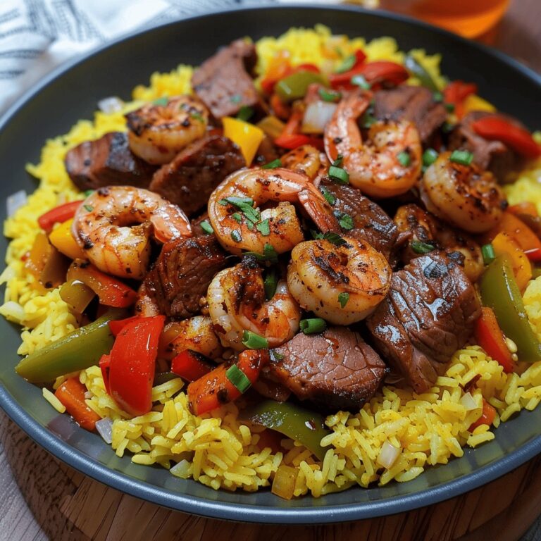 Sizzling Steak & Shrimp Fiesta Recipe