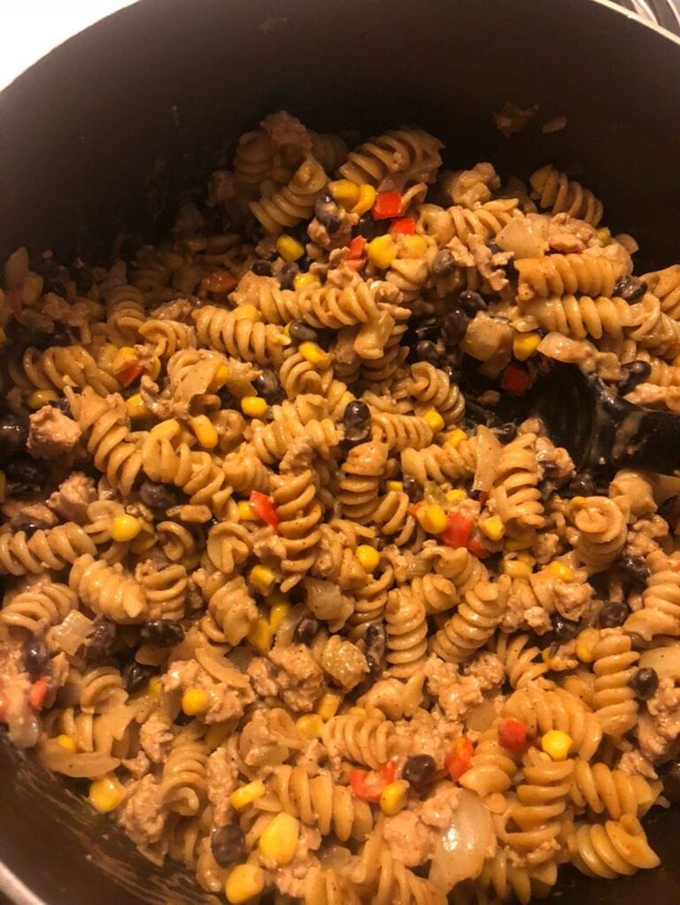 One Pot Southwestern Alfredo Pasta Recipe