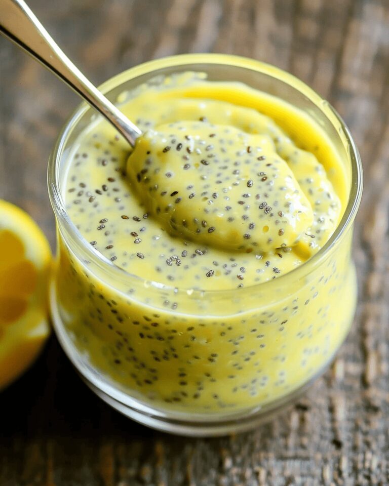 Silky Lemon Curd Chia Pudding Recipe