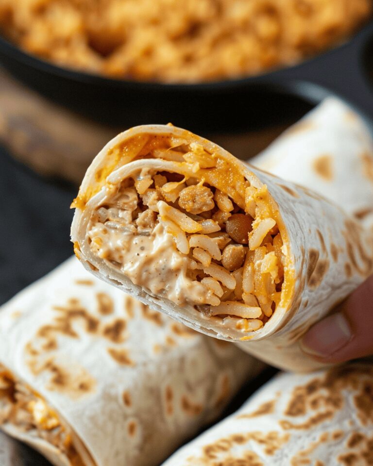 Irresistible Cheesy Bean Burrito Recipe
