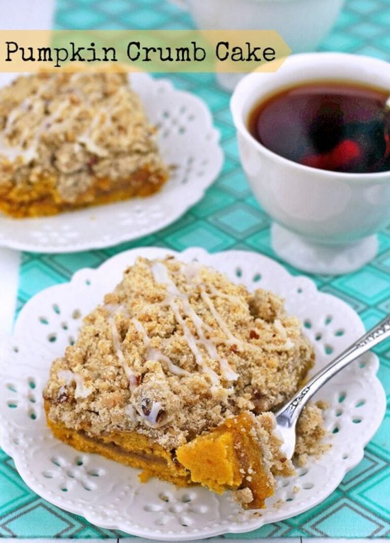 Pumpkin Crumb Cake Recipe