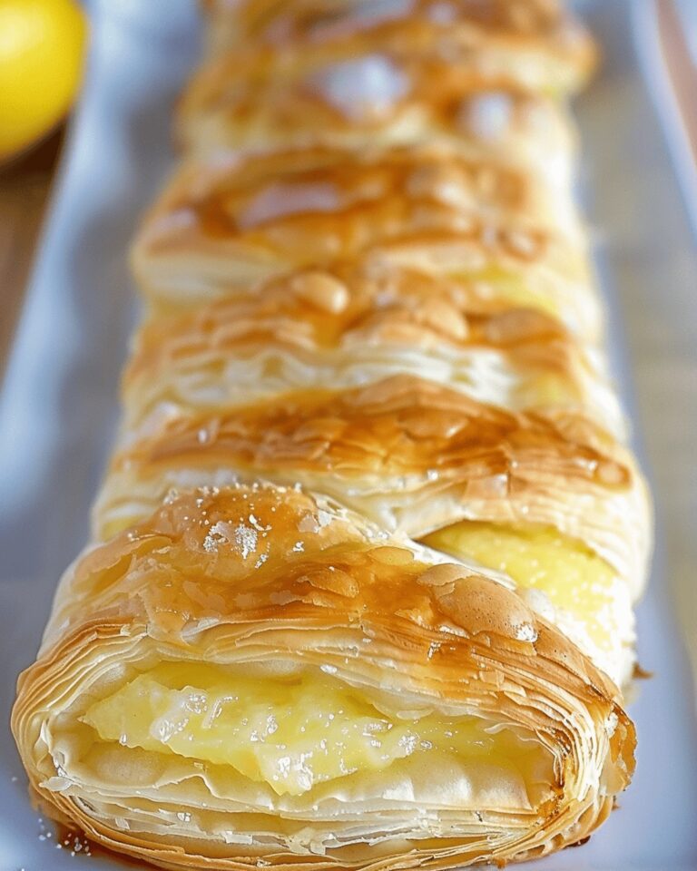 Flaky Lemon Puff Pastry Recipe