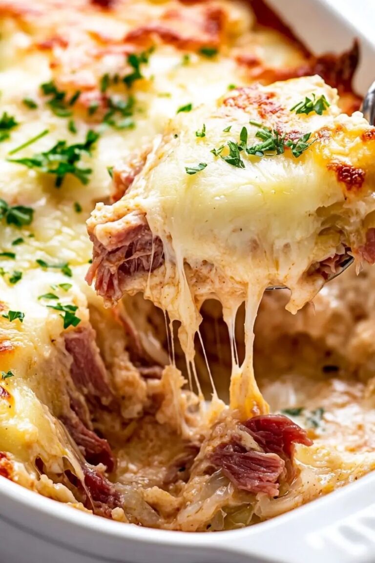 Low Carb Keto Reuben Casserole Recipe