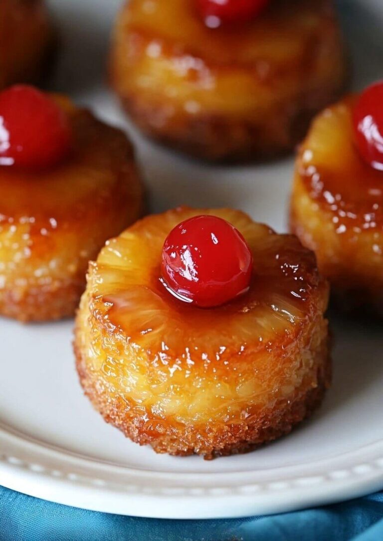 Pineapple Upside-Down Cupcakes Recipe