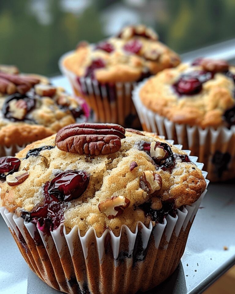 Tangy Cranberry-Orange Pecan Muffins Recipe