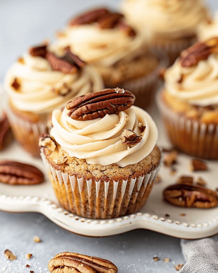 Decadent Pecan Pie Cupcakes Recipe