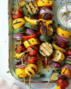 Grilled Mediterranean Vegetable Skewers Recipe