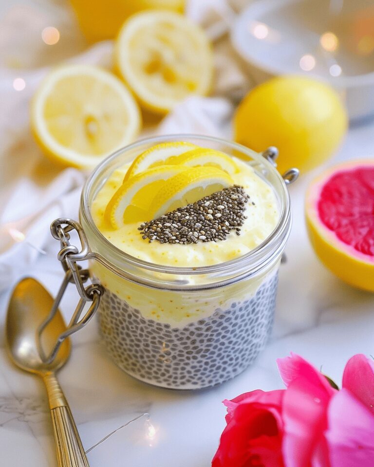 Creamy Lemon Cream Chia Pudding Recipe